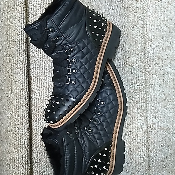 Sam Edelman Women's Studded Combat Fashion Boots - Sz 8 NWOB - Picture 5 of 13